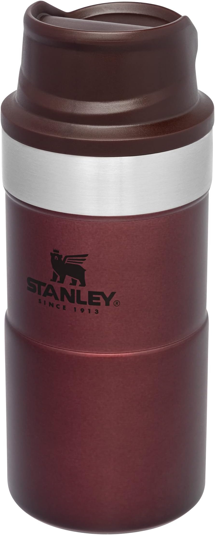 Stanley Trigger Action Travel Mug 0.47L - Keeps Hot for 3-7 Hours - BPA-Free - Thermal Mug for Hot Drinks - Leakproof Reusable Coffee Cup - Dishwasher Safe