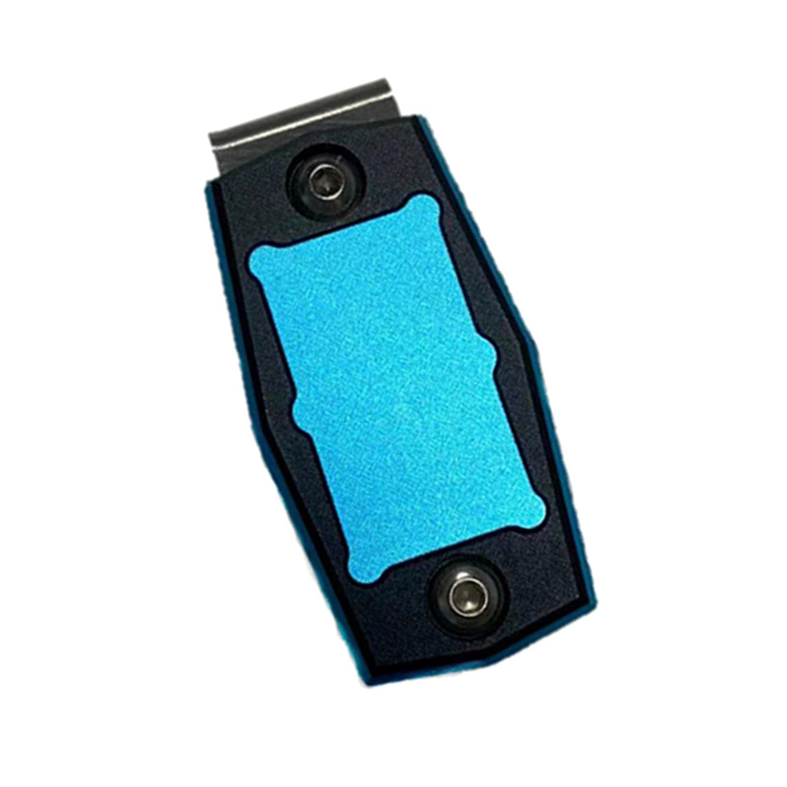 Magnetyczny klips do paska kredowy uchwyt na bilard etui na kredę praktyczne narzędzie czarne 62 x 30 x 15 mm