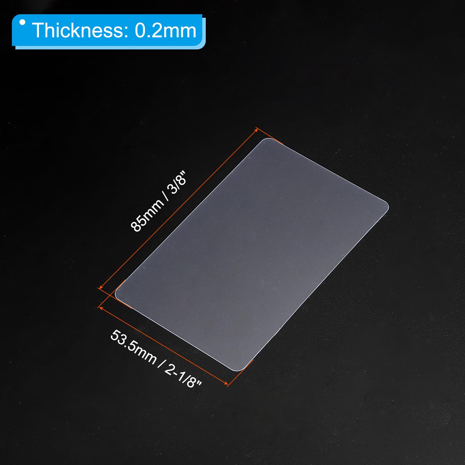 PATIKIL Plastikowa karta otwierająca 25 szt. 0,2 mm ultra cienkie elastyczne narzędzie do podważania ekranu LCD do naprawy telefonu komórkowego