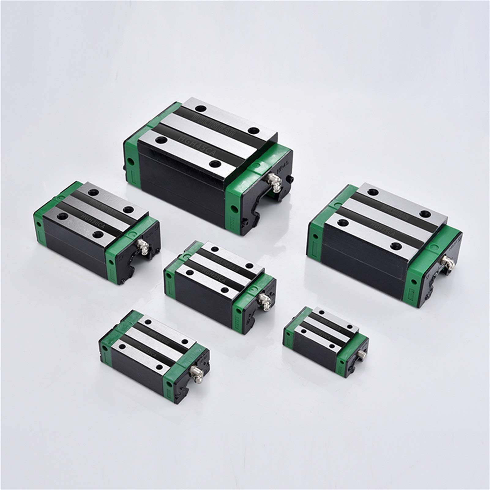 Übertragung HGH15ca HGH20CA HGH25CA Square Wagen mit HGR15 HGR20 HGR25 Rail Hohe Präzision Linearführungen für CNC-Maschine (Color : HGH15CA 1block 1rail, Guide Length : 720mm)