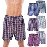 Mepase 6 Pack mens incontinence underwear washable Leak Proof Absorbency reusable Cotton boxer briefs for Adult (X-Large)
