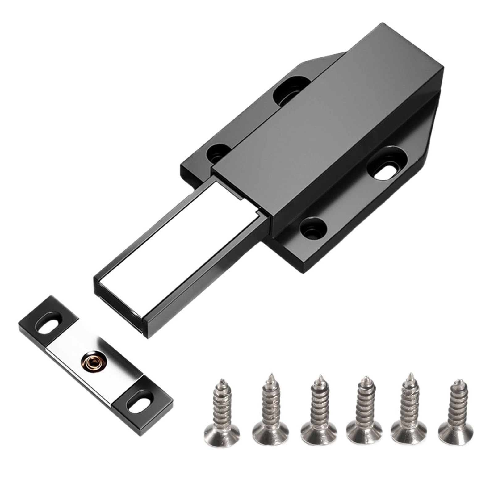 ZONSHJDKR Magnetic Latches to Open Heavy Duty Touch Latch Catch Cabinet Door Hardware Pressure Release for Drawer