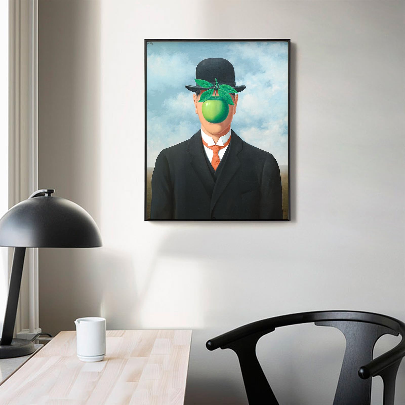 Rene Magritte Wall Art Print - The Son of Man Canvas Poster