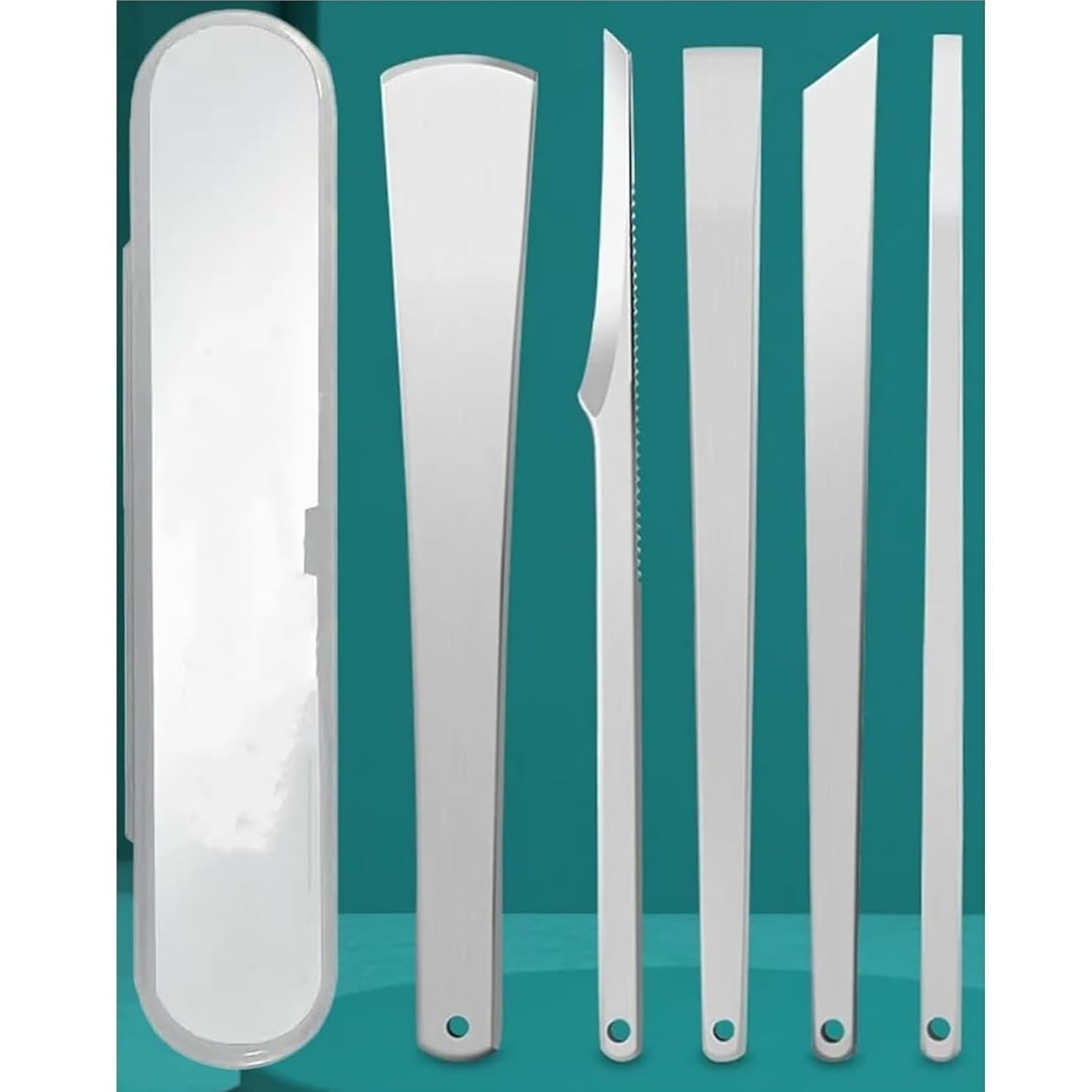 Pedicure Knife Set | Dead Skin & Corn Foot Callus Remover Kit with Sharp Blade | Ingrown Toenail File & Lifter Professional Pedicure Knife & Foot Scraper Set | Callus Remover Tool for Dead Skin, Corns & Ingrown Toenails