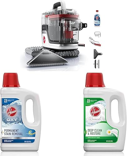Miniatura 1 de Hoover CleanSlate Plus - Limpiador de manchas para alfombras y tapicería, champú de limpieza profunda Red & Oxy, fórmula de 50 onzas, AH30950,