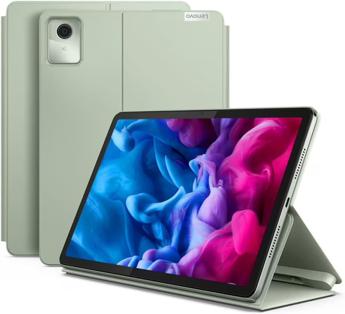 Lenovo Original Tablet Folio Case/Cover with Pen Holder for Tab M11 (Suitable for Tablet M11, Screen - 11 Inch, Color: Seafoam Green, ZG38C05464)