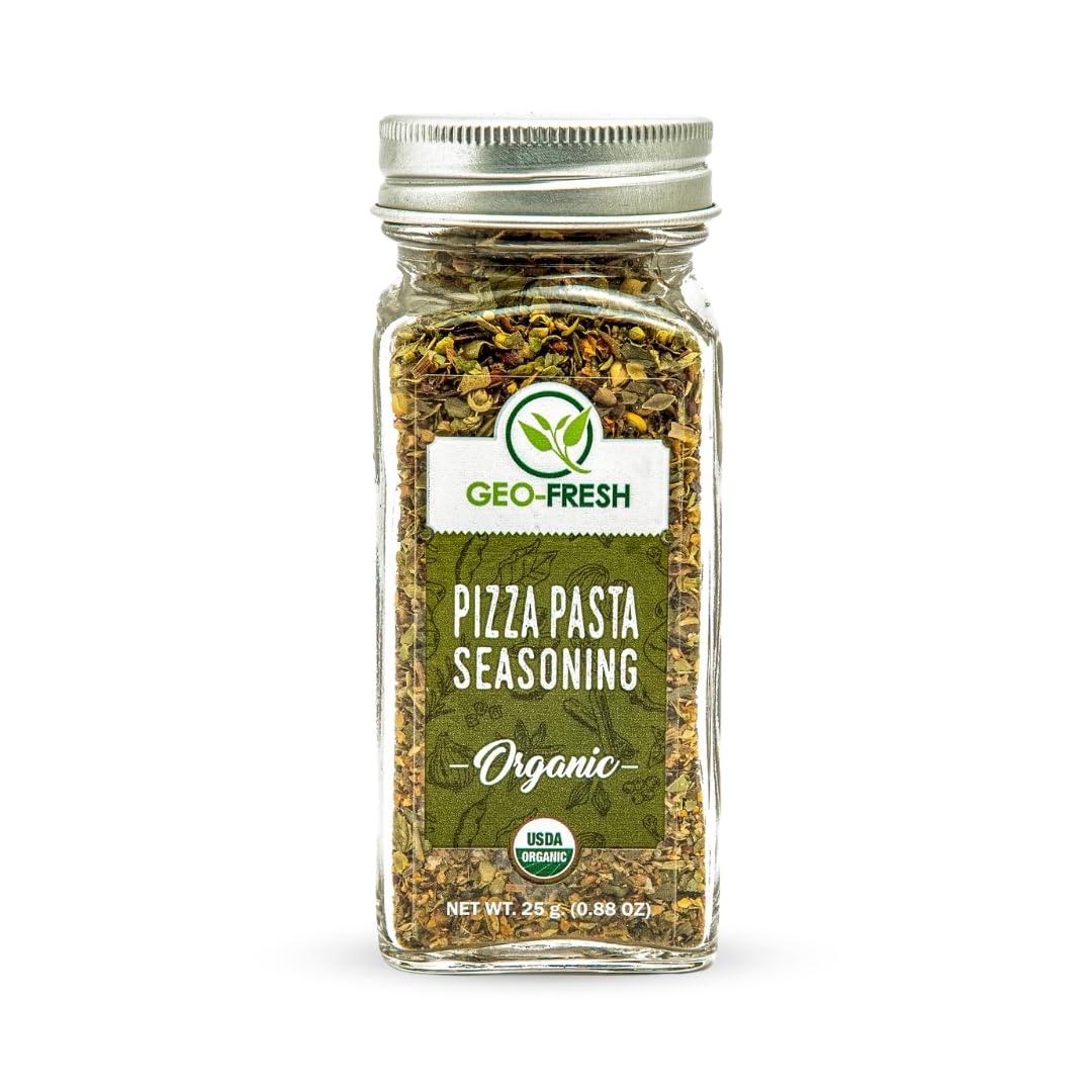 Geo-Fresh Organic Pizza Pasta Seasoning, 25g | Aromatic & Flavourful Blend | Sprinker for Pizza, Pasta, Stews, Salads | No Artifical Colour & Preservatives| 100% Organic, Non-GMO, USDA Certified, Jaivik Bharat Certified (B08YWX8924) Amazon Price History, Amazon Price Tracker
