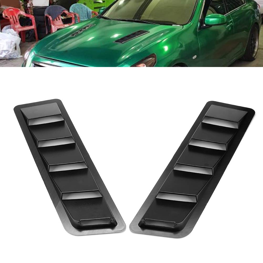Presa d'Aria Cofano Auto, Prese d'Aria Raffreddamento in ABS, Decorazione Pannello Raffreddata Ad Aria dell'Otturatore dell'Uscita Turbo