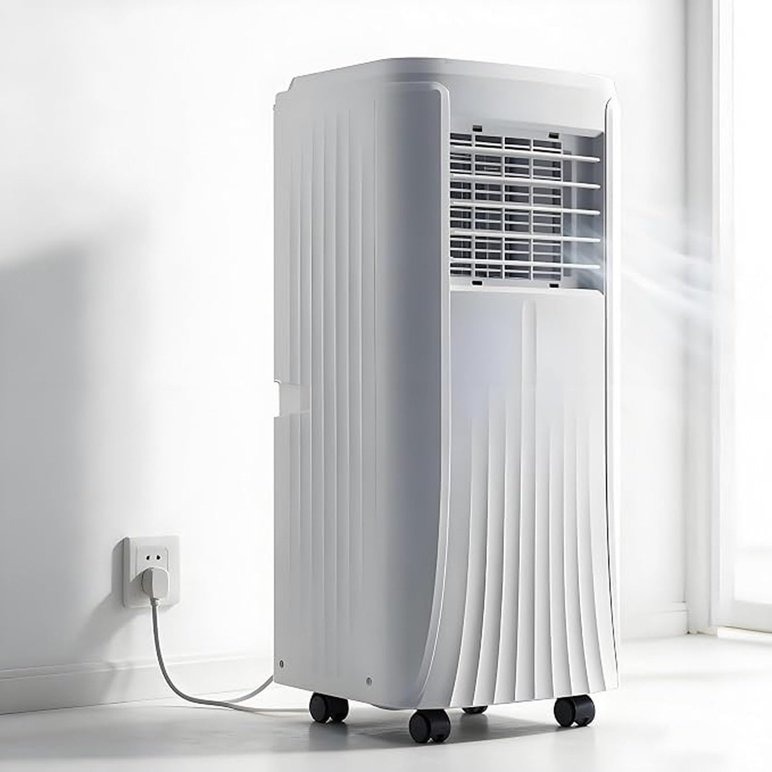 Climatiseur Mobile 4-en-1 18000 BTU réversible, Performance énergétique A équiv. 9000 BTU, Airflow Froid, Purification d’air, Ventilation, déshumidificateur, pr, 9000BTU, 9000BTU