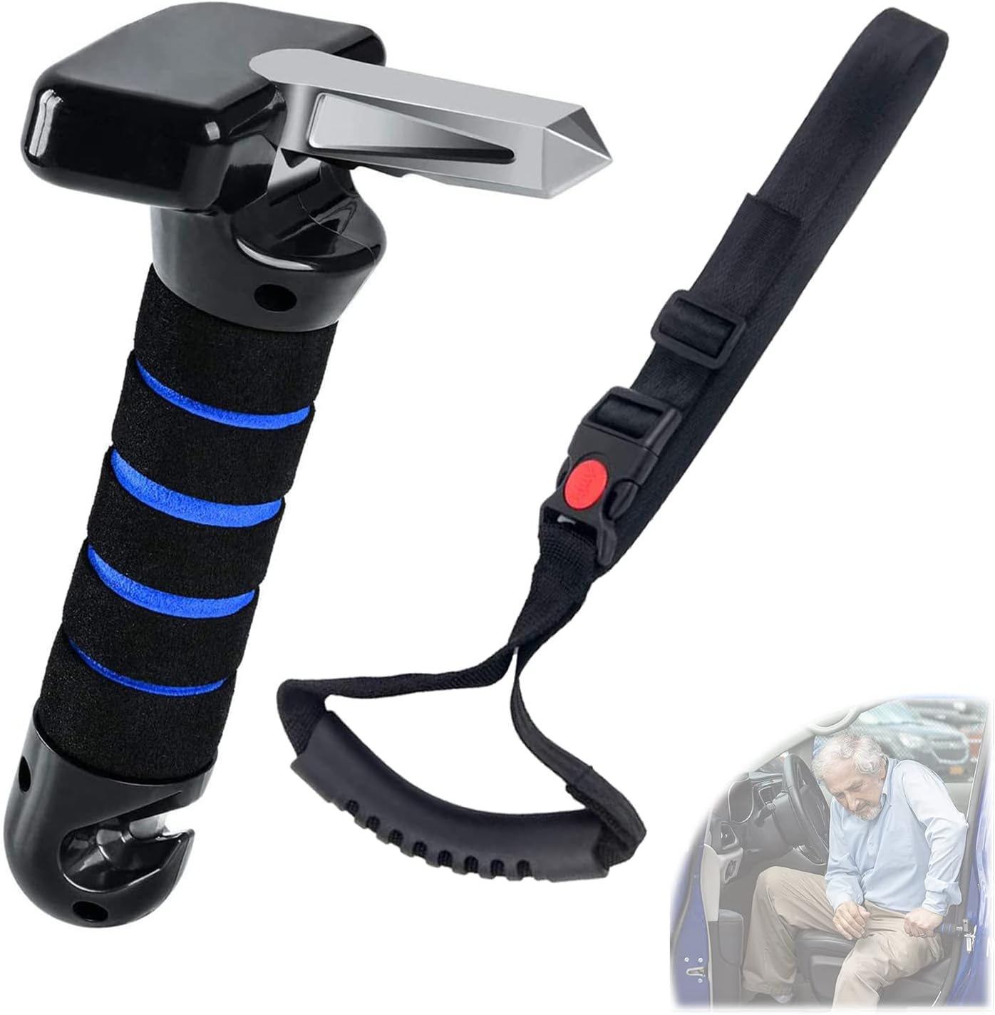 Car Door Handle for Elderly 4in1 Car Assist Handle with Adjustable