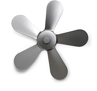 Zuoyue Log Burner Fan Small 4/6 Blades Wood Burning Stove Fan Wood Stove Fan Wood/Log Burner/Fireplace Friendly Circulation for Wood/Log Burner/Fireplace