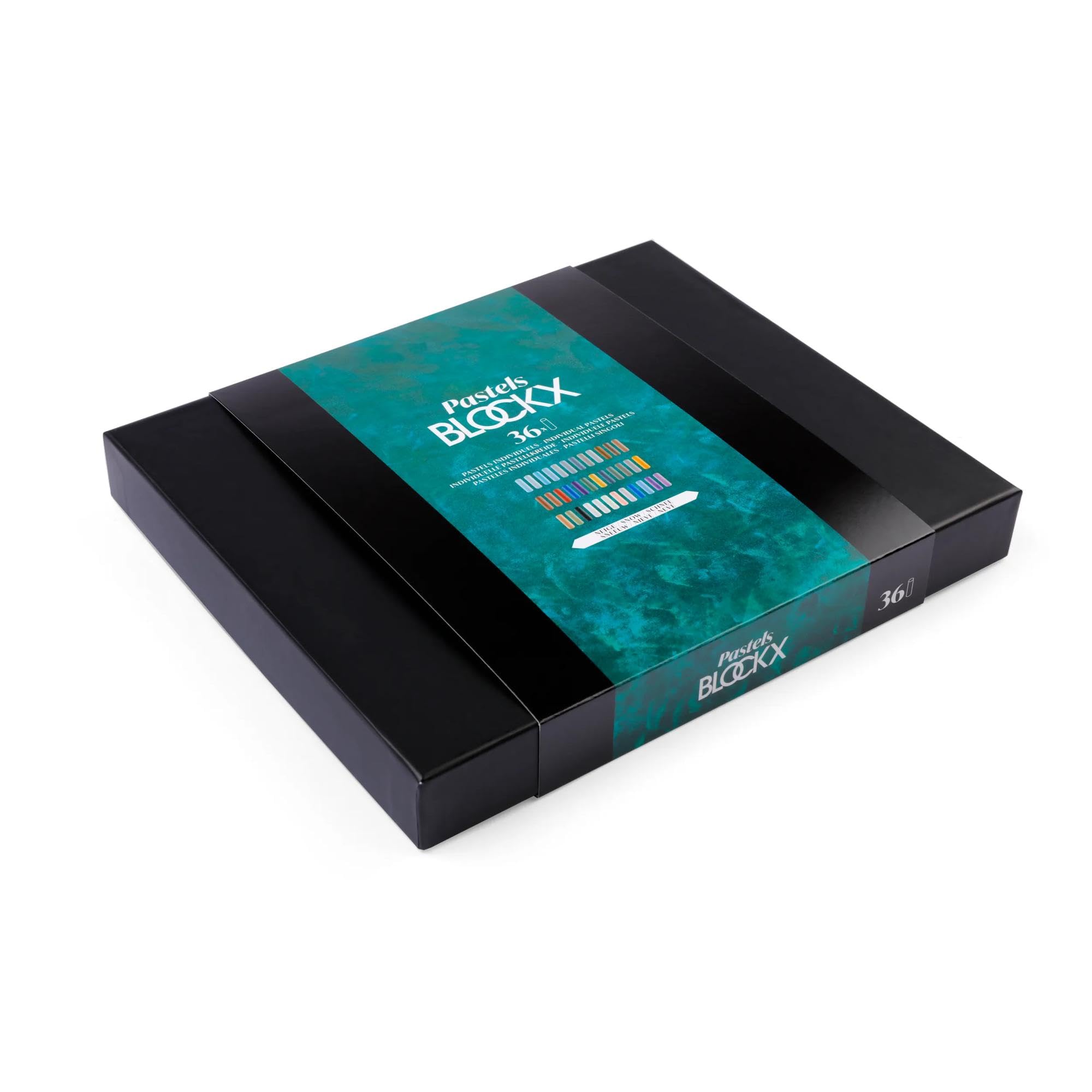 BLOCKX 12936NBXC pasteli suchych 36 kolorów Śnieg Classic