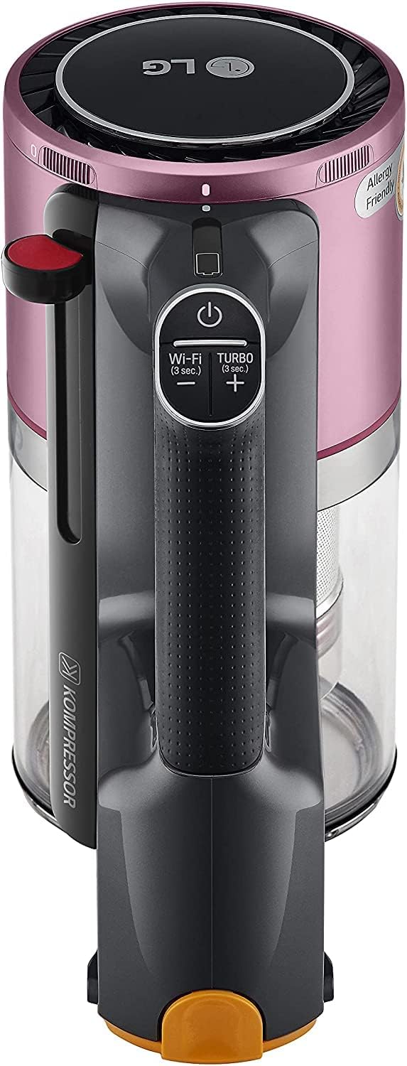 LG CordZero A9K-ULTRA1P Aspirapolvere Senza Fili Potente 200W, Autonomia 120 Minuti, con Wi-Fi, 4 Spazzole e 4 Accessori, Scopa Elettrica e Lavapavimenti con Tubo Telescopico e 2 Batterie Ricaricabili LG CordZero A9K-ULTRA1P Aspirapolvere Senza Fili Potente 200W, Autonomia 120 Minuti, con Wi-Fi, 4 Spazzole e 4 Accessori, Scopa Elettrica e Lavapavimenti con Tubo Telescopico e 2 Batterie Ricaricabili