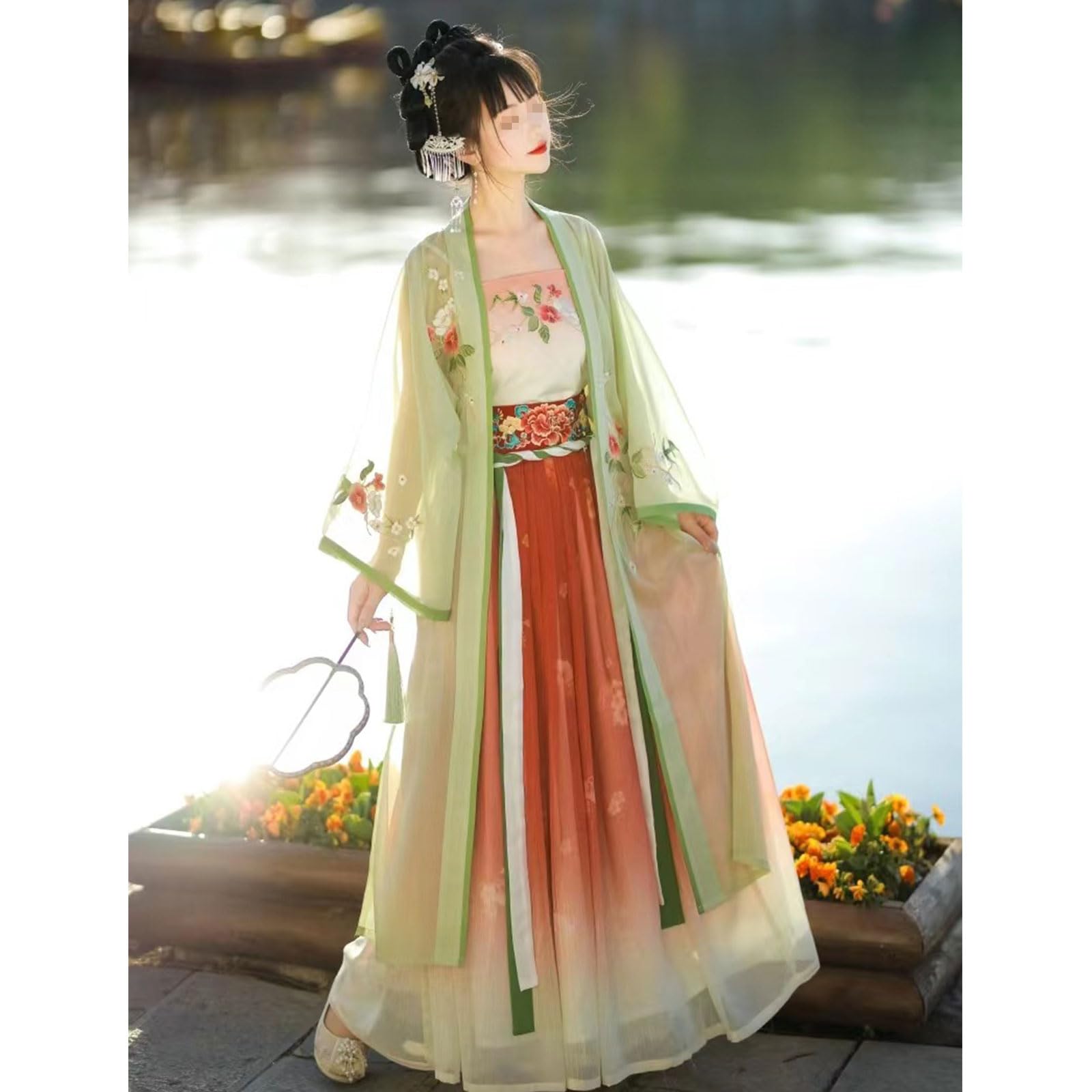 Chińska Sukienka Hanfu Dla Kobiet, Strój Na Występy Na Scenie Strój Cosplay,XL=168~175cm