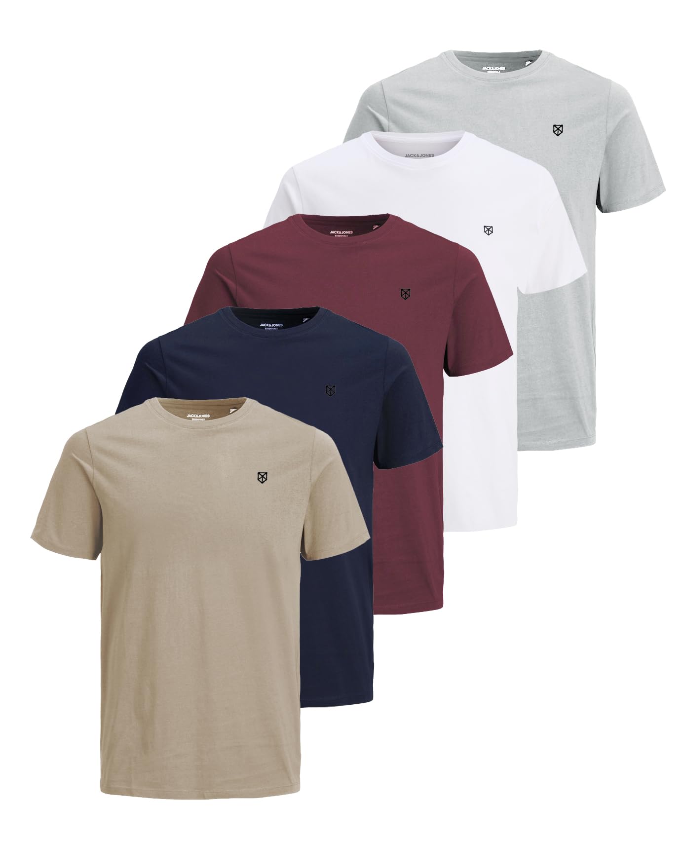 JACK & JONES Men's T-Shirt with Logo, L