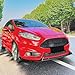 Black Front Bumper Spoiler Splitter Lip Kit for Ford Fiesta ST MK6 2012-2017