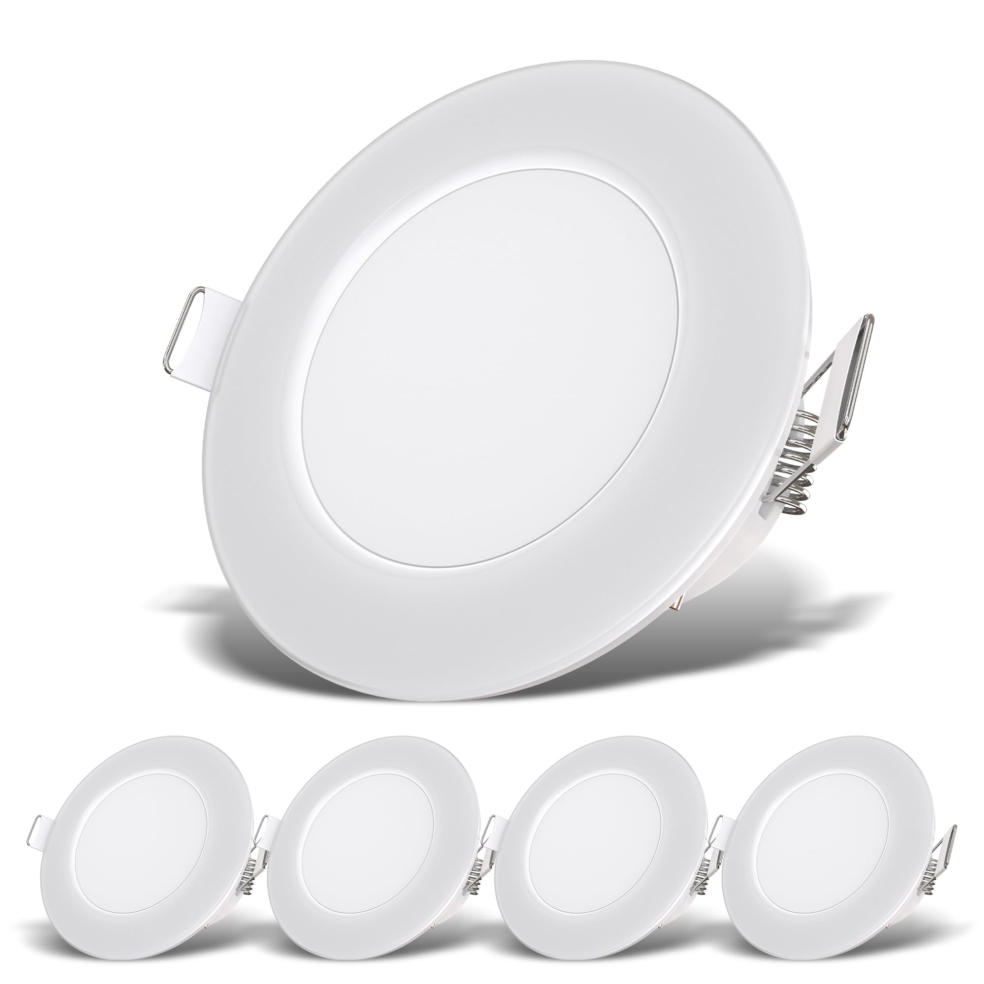 Set 6 Faretti LED Incasso Bagno IP65 - Orientabili, Bianco - Foto 10