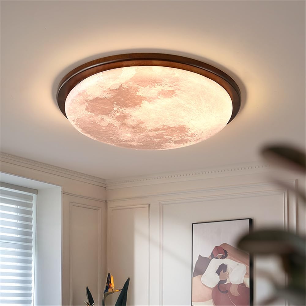 KXEcoLife Nordic LED Ceiling Lamp Contemporary Simplicity Art Living Room Restaurant Bedroom Study Children's Corridor Balcony Lights (3828A D53CM)