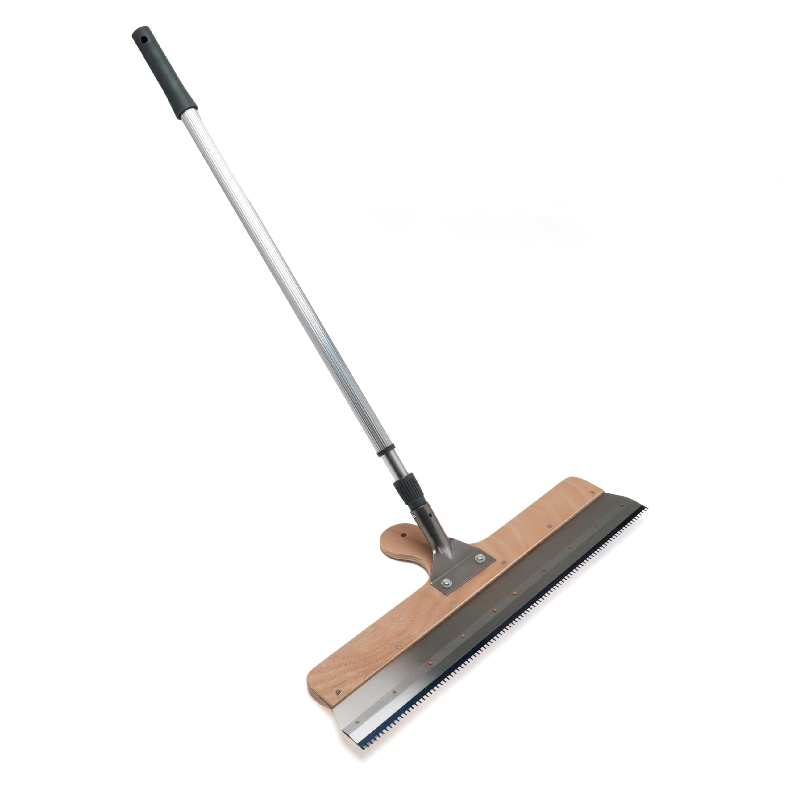 Großflächenrakel 560mm mit Teleskopstiel Stehrakel Zahnrakel Standrakel Flächenrakel