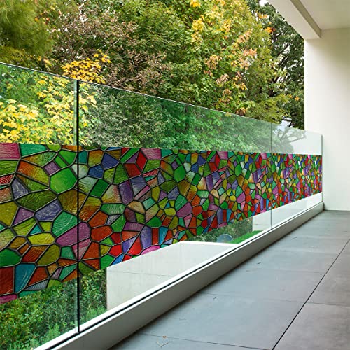 Privacy Film for Windows and Shower Doors Multi-Colour, 40 x 200 cm, Multicolor, H40 x L200 cm - Image 4