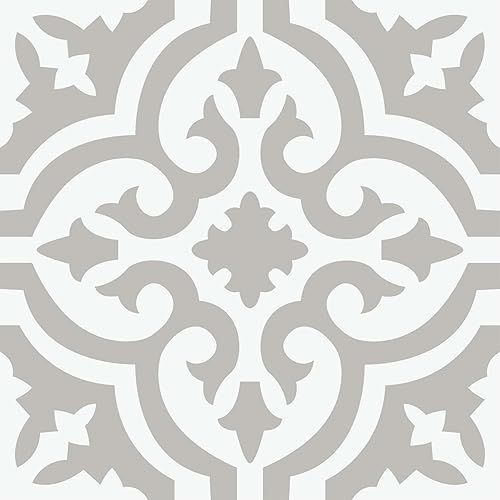 FloorPops FP3895 Emilia - Azulejos autoadhesivos para suelo, neutros