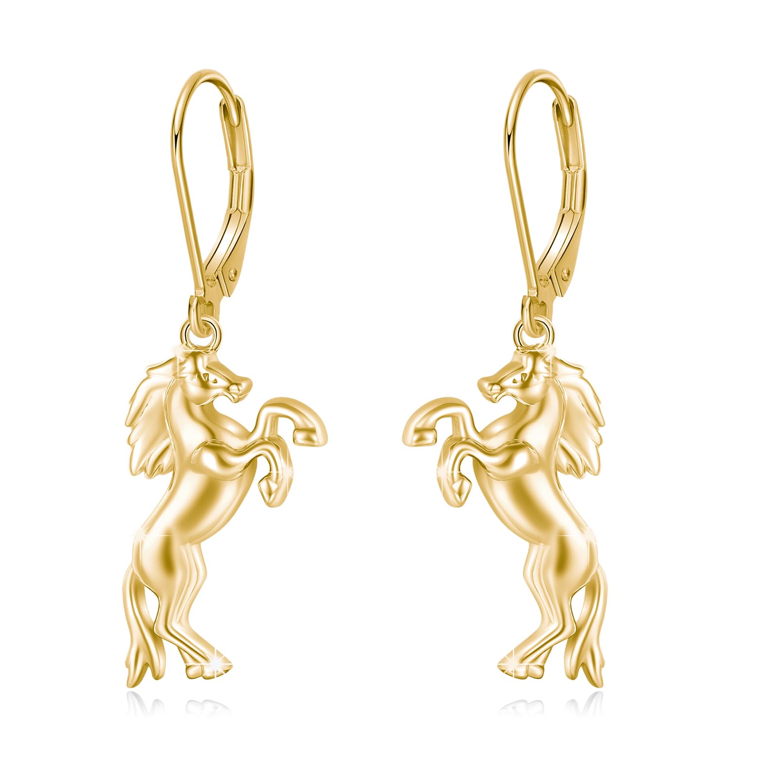 YFN Orecchini A Forma Di Ape In Argento 925, Ipoallergenici, Per Donne E Ragazze, Con Panno E Confezione Regalo - 4