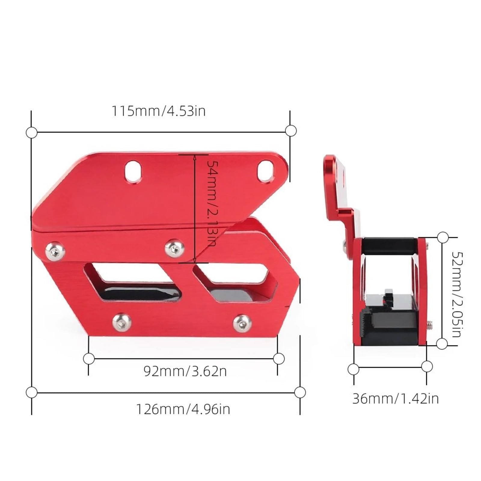 osłona zębatki silnika Pasuje do Honda XR125L XR150L XR190L 2010-2024 Osłona zębatki łańcucha Osłona prowadnicy łańcucha(Chain Guide Slider)