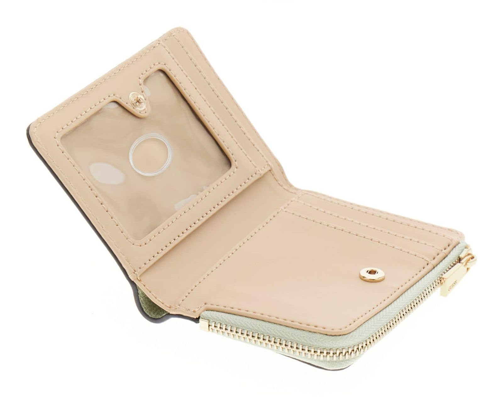 GUESS Monedero Laurel II SLG Zip Around Pistachio Menta