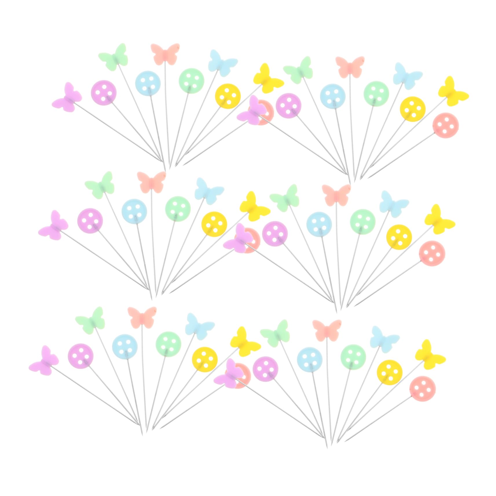 ARTIBETTER 200Pcs Cute Head Pins for Sewing Decorative Fabric Positioning Clips for Quilting and Dressmaking Vibrant Colors for DIY Crafts and Home Decor