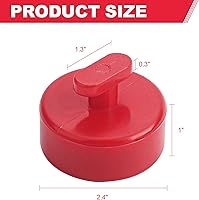 Vista 4 de Almohadilla de elevación (4 piezas) compatible con Chevy Corvette C5 C6 C7, adaptador de punto de elevación de poliuretano mejorado con bolsa