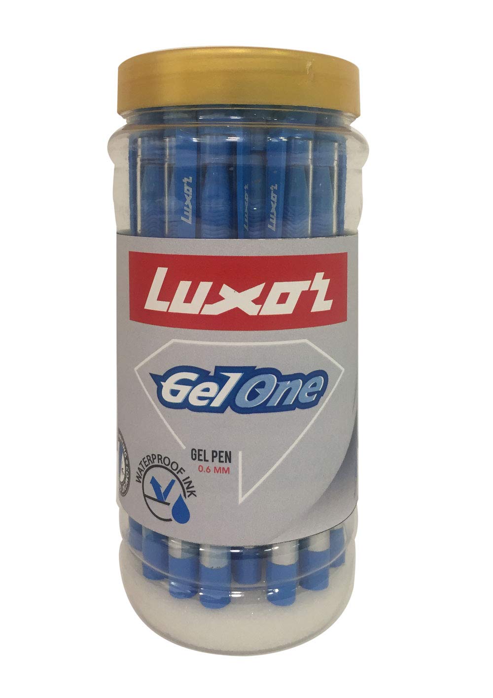 LuxorGelone gel Pen Pack of 25 with Jar