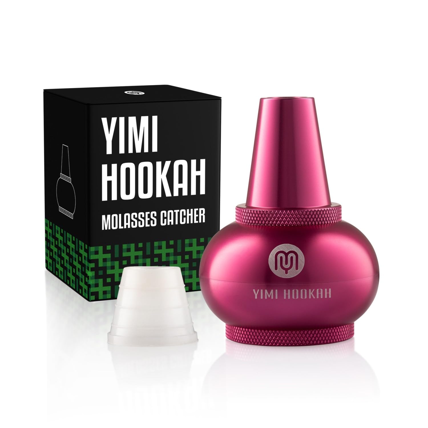 Yimi Hookah Aluminum Hookah Molasses Catcher Universal Fit Shisha Hookah Accessories Dia 5 5cm Height 7 4cm Silicone
