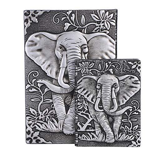 Télécharger Carnet de Notes A5/64K Journal à Couverture en Cuir avec Rétro Fleur Relief Bloc-notes 100 Pages P Francais PDF