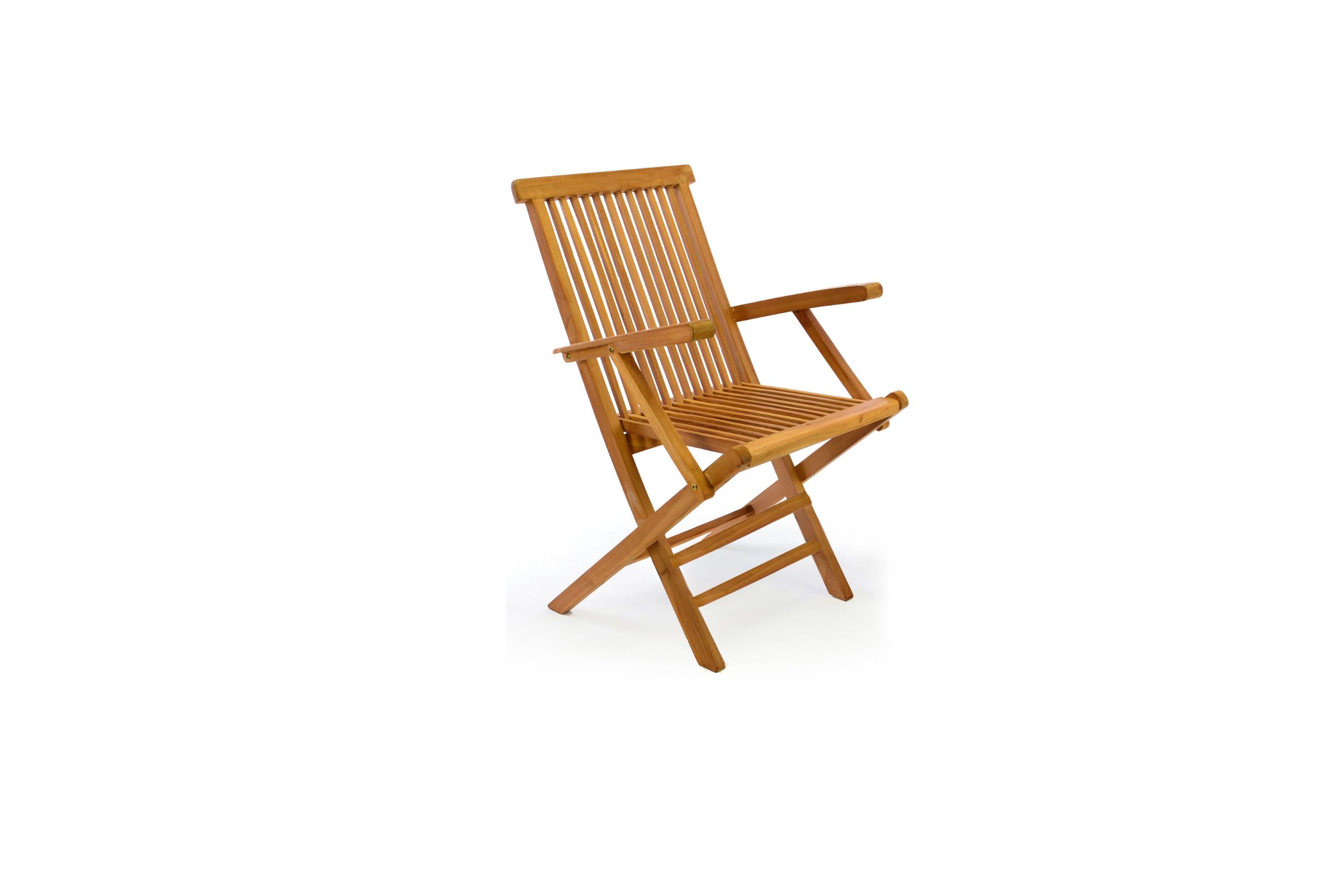 Divero Klappstuhl Ravenna Teakholz Braun