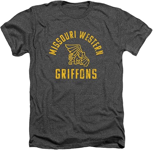 Missouri Western State University - Camiseta oficial de un color con logotipo de Missouri Griffons unisex para adultos