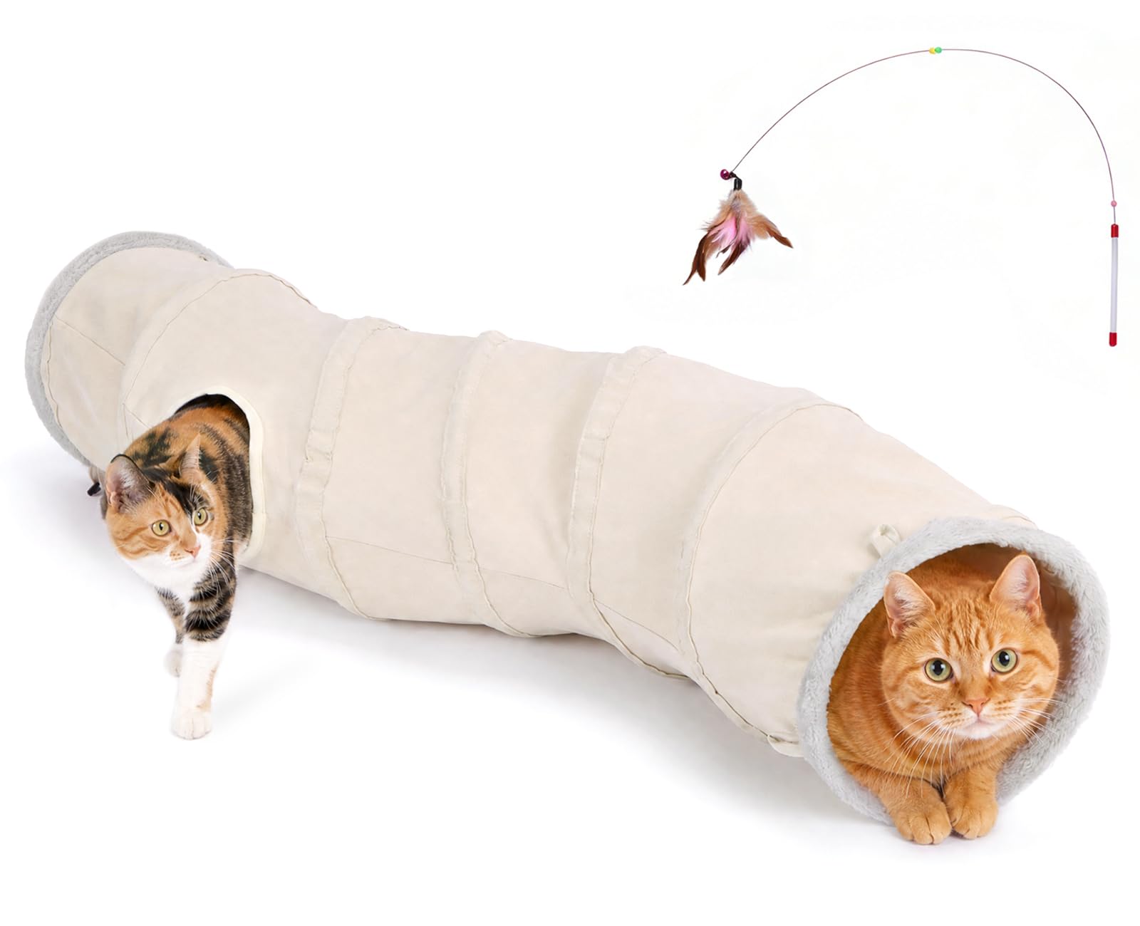 Ownpets Tunnel per gatti a forma di S, diametro 25 cm