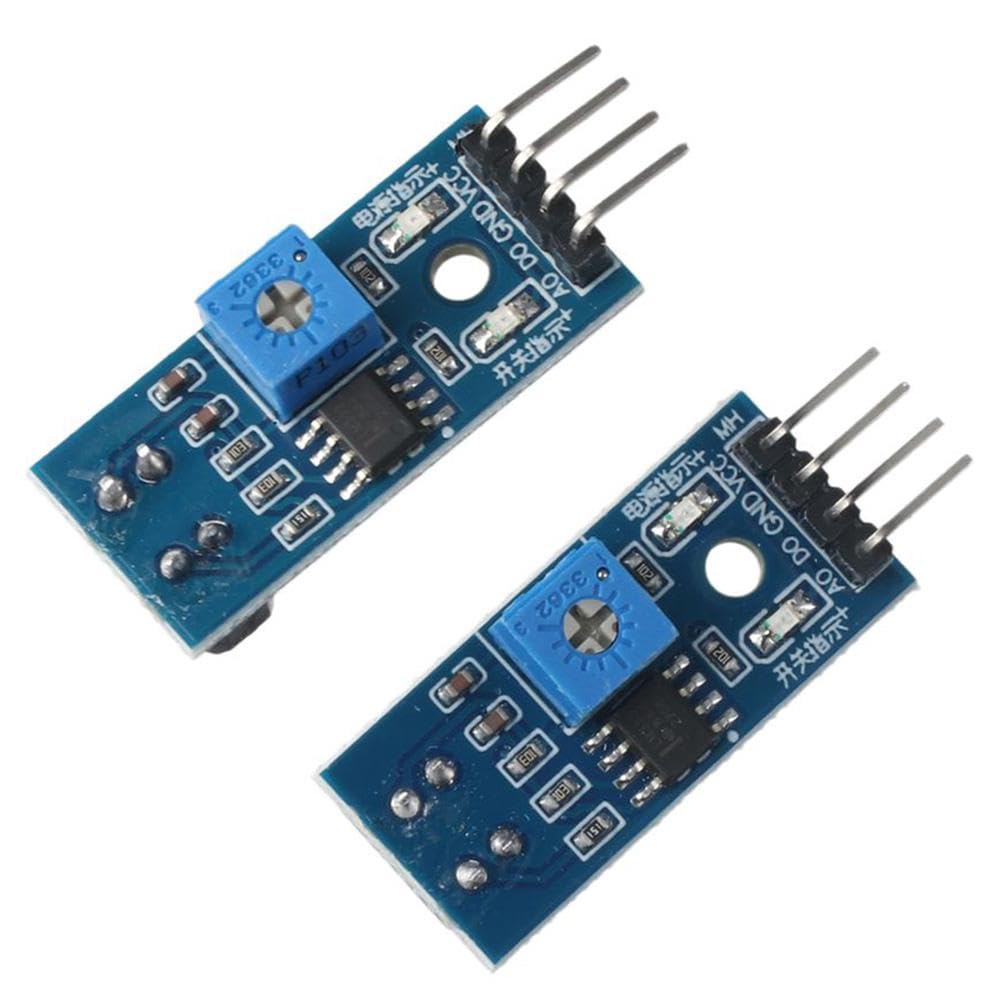SHUATI 10pcs TCRT5000 Infrared Reflective Sensor, IR Sensor Barrier Line Tracing Sensor,3.3V-5V Obstacle Avoidance Module for Arduino