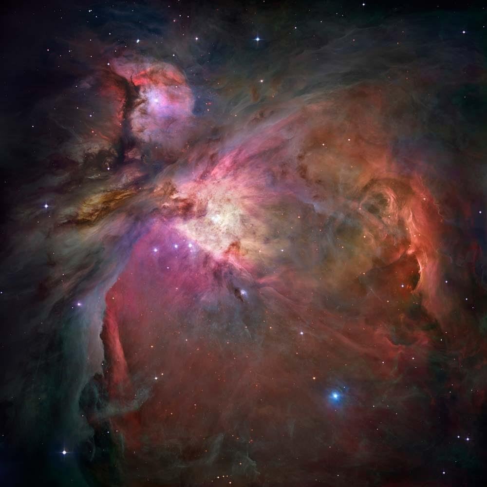 Wallmonkeys Orion Nebula Wall Mural Peel and Stick Outer Space Graphic (18 in H x 18 in W) WM330000