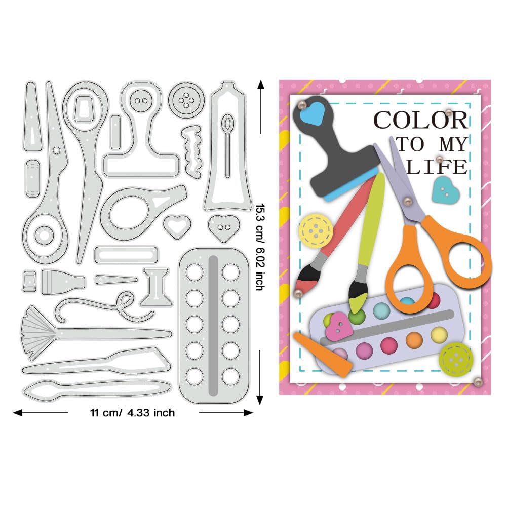 BENECREAT Taglio Fustelle Stencil Sport Goffratura Metallo Tagli Modello Stampi per La Realizzazione di Biglietti Carta Scrapbooking Album Artigianato Festival Biglietto D'Auguri Décor