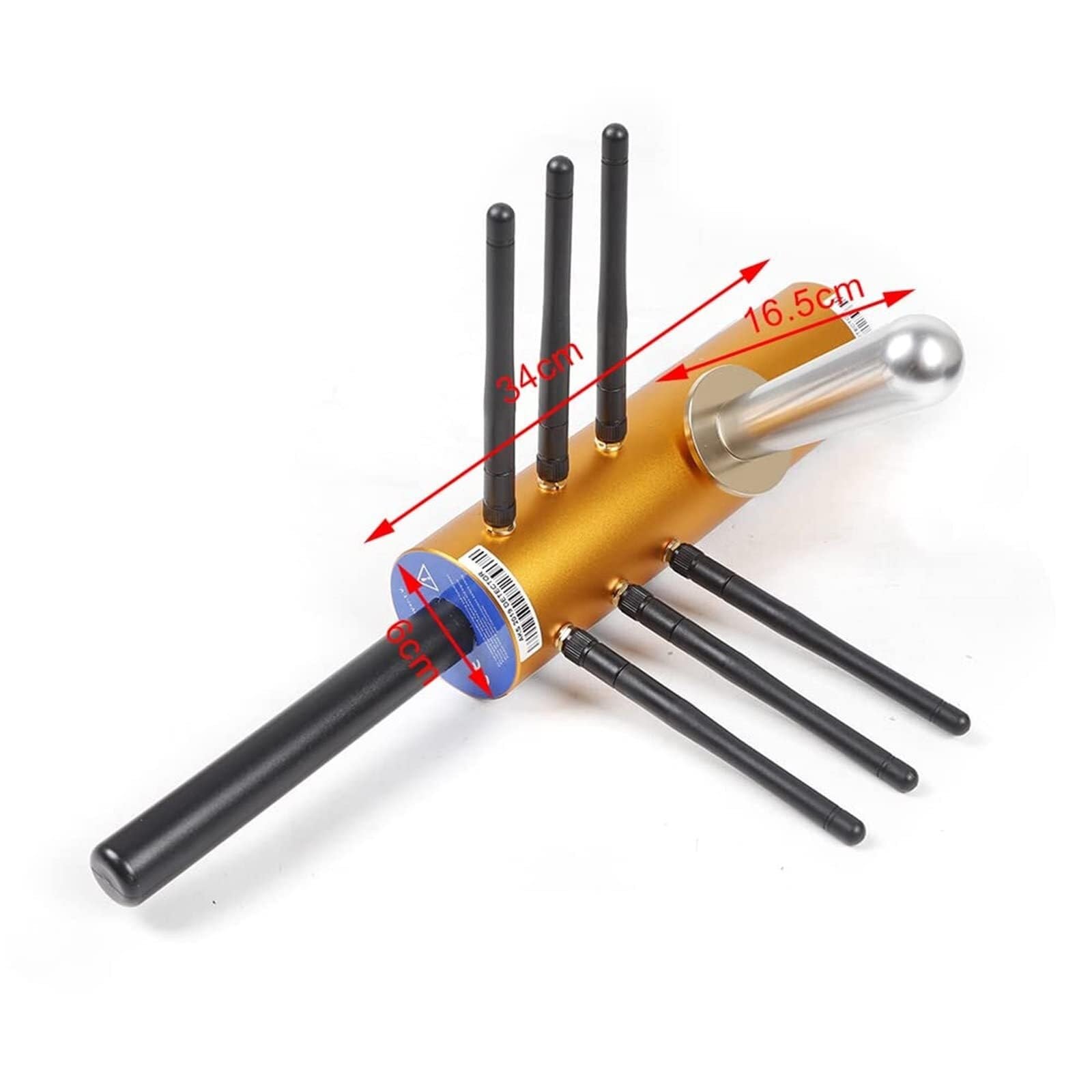 Detector de Diamantes y Gemas, Detector de Metales portátil con 6 Antenas, Sistema de detección de Oro subterráneo, posicionamiento preciso, for Oro, Plata, Cobre y Piedras Preciosas.