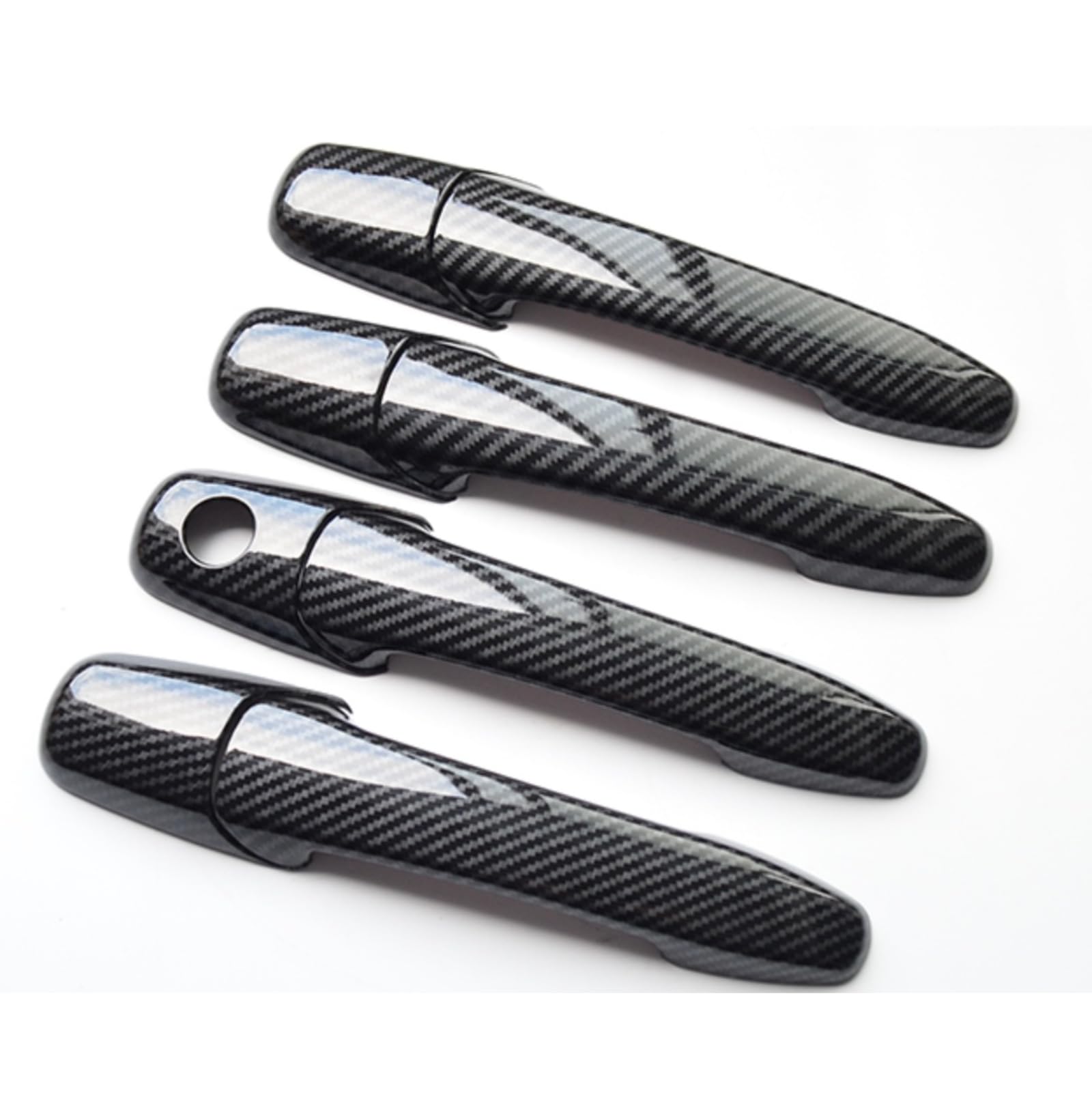 Poignée de porte en fiber de carbone pour Ford i-Max 2004-2010 autocollant de style