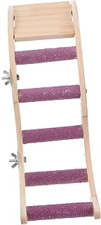 SUPVOX Escalera De Escalada De Juguete para Loros Juguetes De Loros para Pájaros Juguetes De Escalada Pájaro Escalera De Juguete Escalera De Escalada para Pájaros Madera Rosa