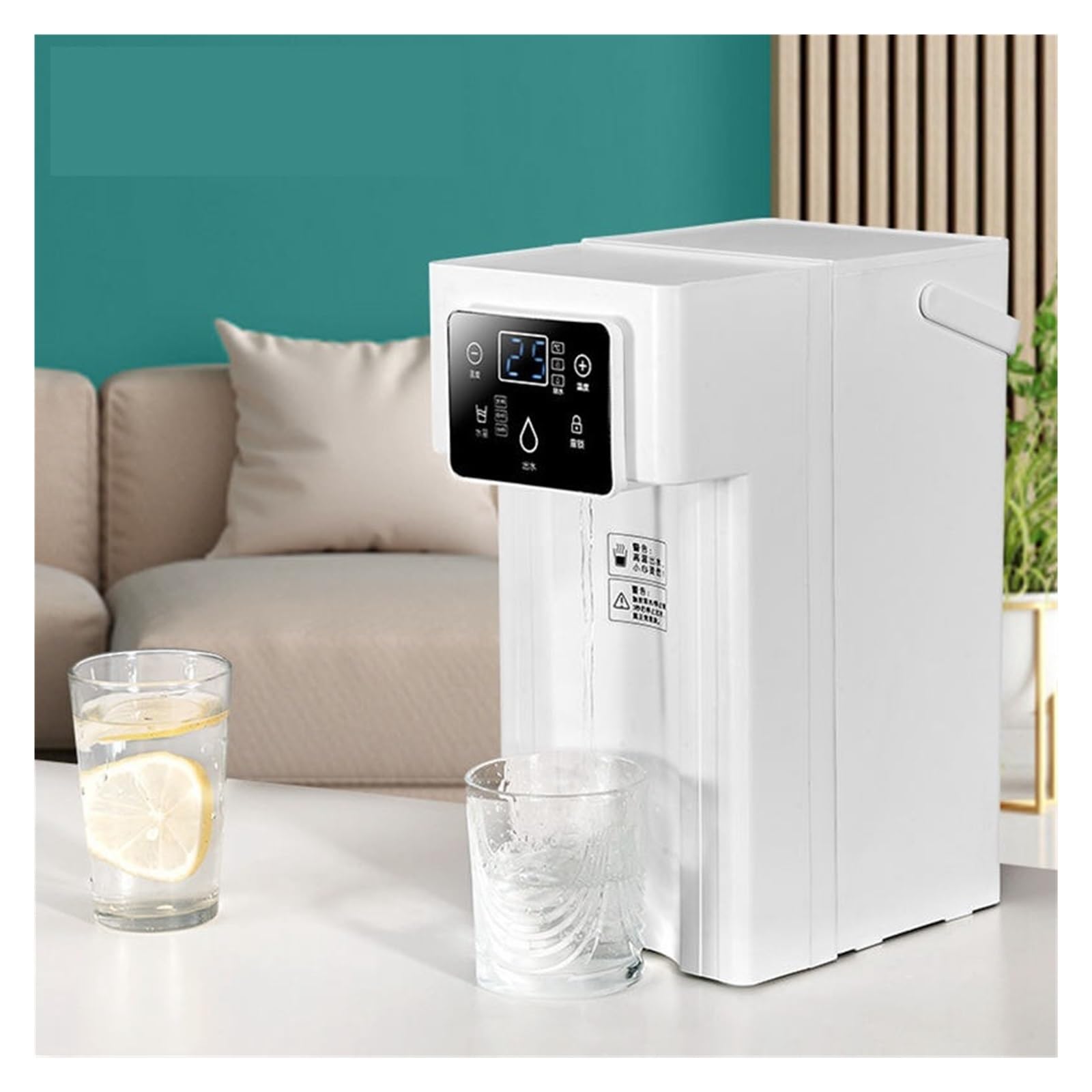 Dispensador de agua caliente instantáneo 3L, control temperatura 6 etapas, caldera escritorio, hervidor eléctrico, fuente bebida calentamiento rápido,Ahorro de Tiempo