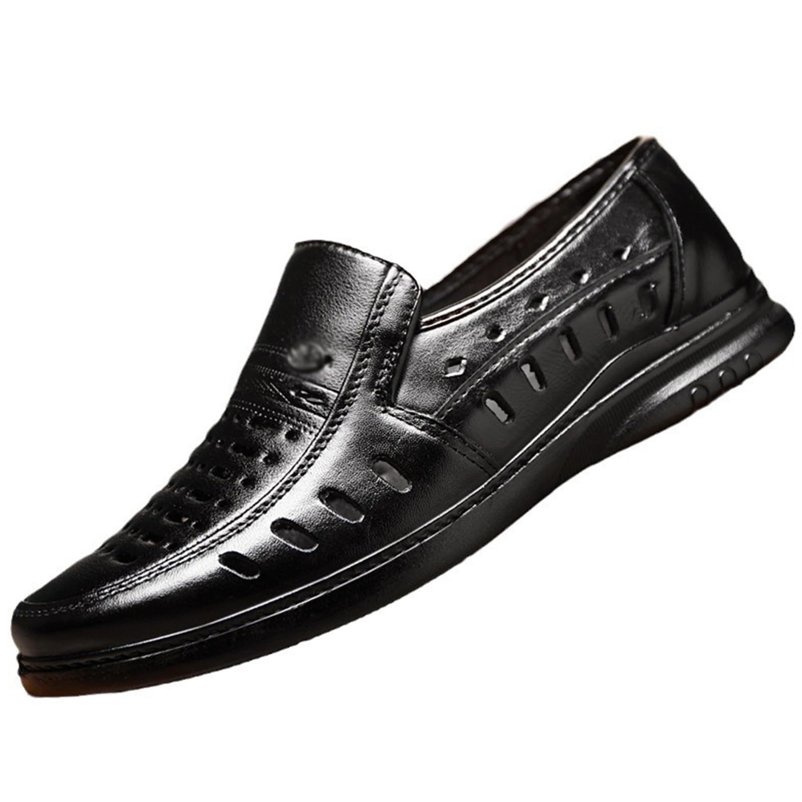 Mocassini da Uomo in Pelle Scarpe Eleganti | leggero, impermeabili, Traspirante, Oxford, Cerimonia, Formale, Business