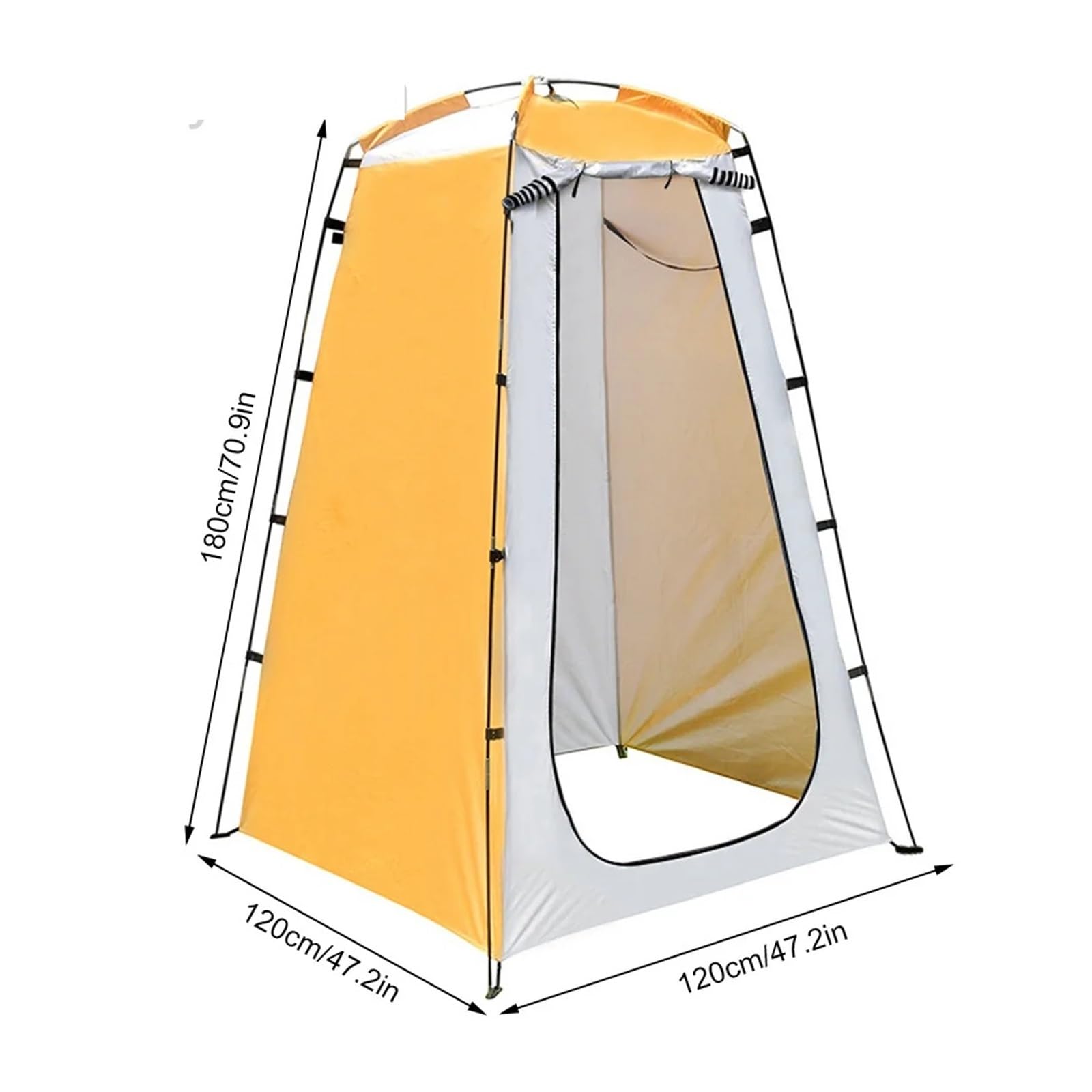 Duschzelt für Camping, Tragbares Duschzelt Pop Up Outdoor Mehrfarbig