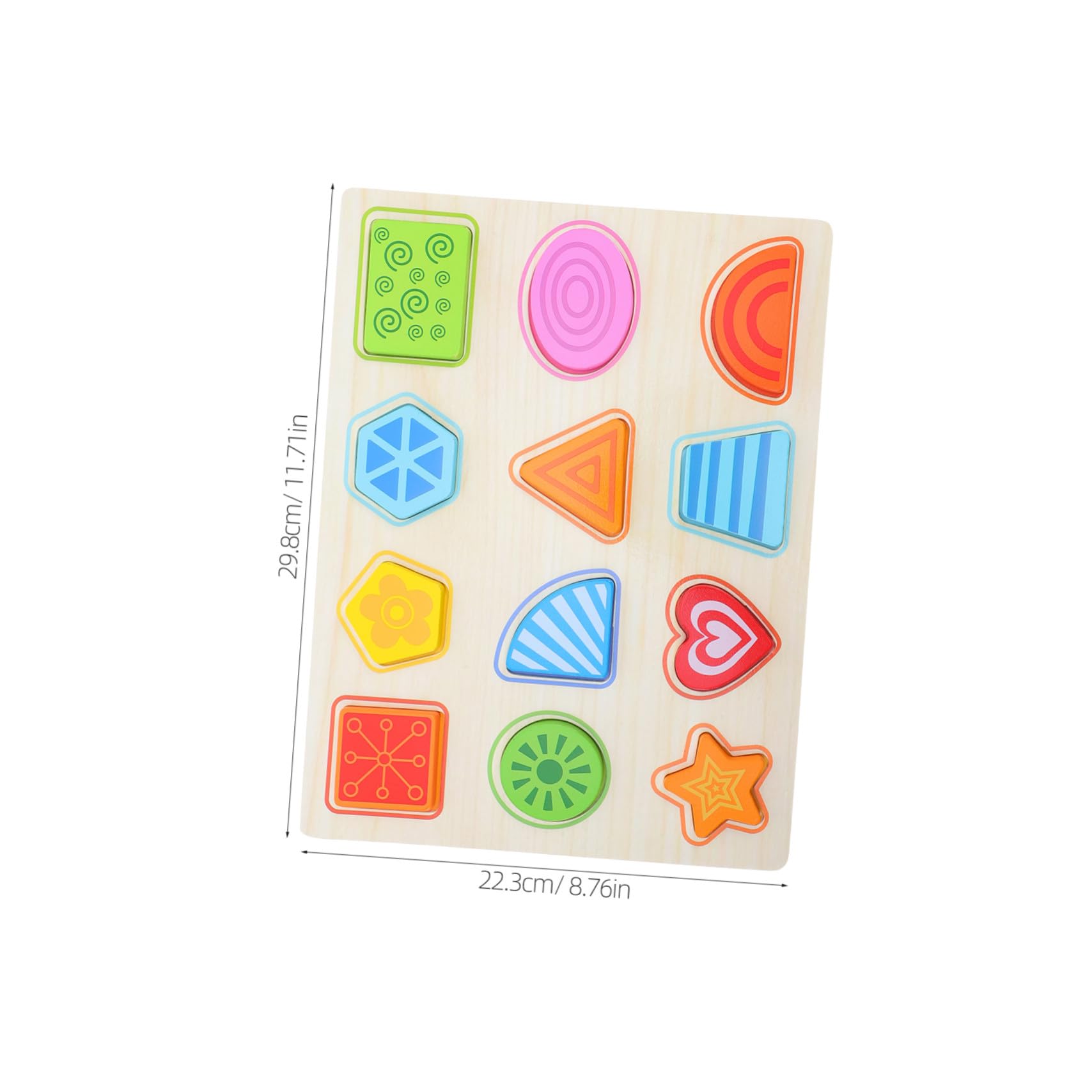 Puzzle in Legno Montessori 3 Pezzi per Bambini, Alfabeto | Numeri e Forme, Gioco Didattico per Prescolare, Coordinazione Occhio-mano, Regalo Natale e Capodanno
