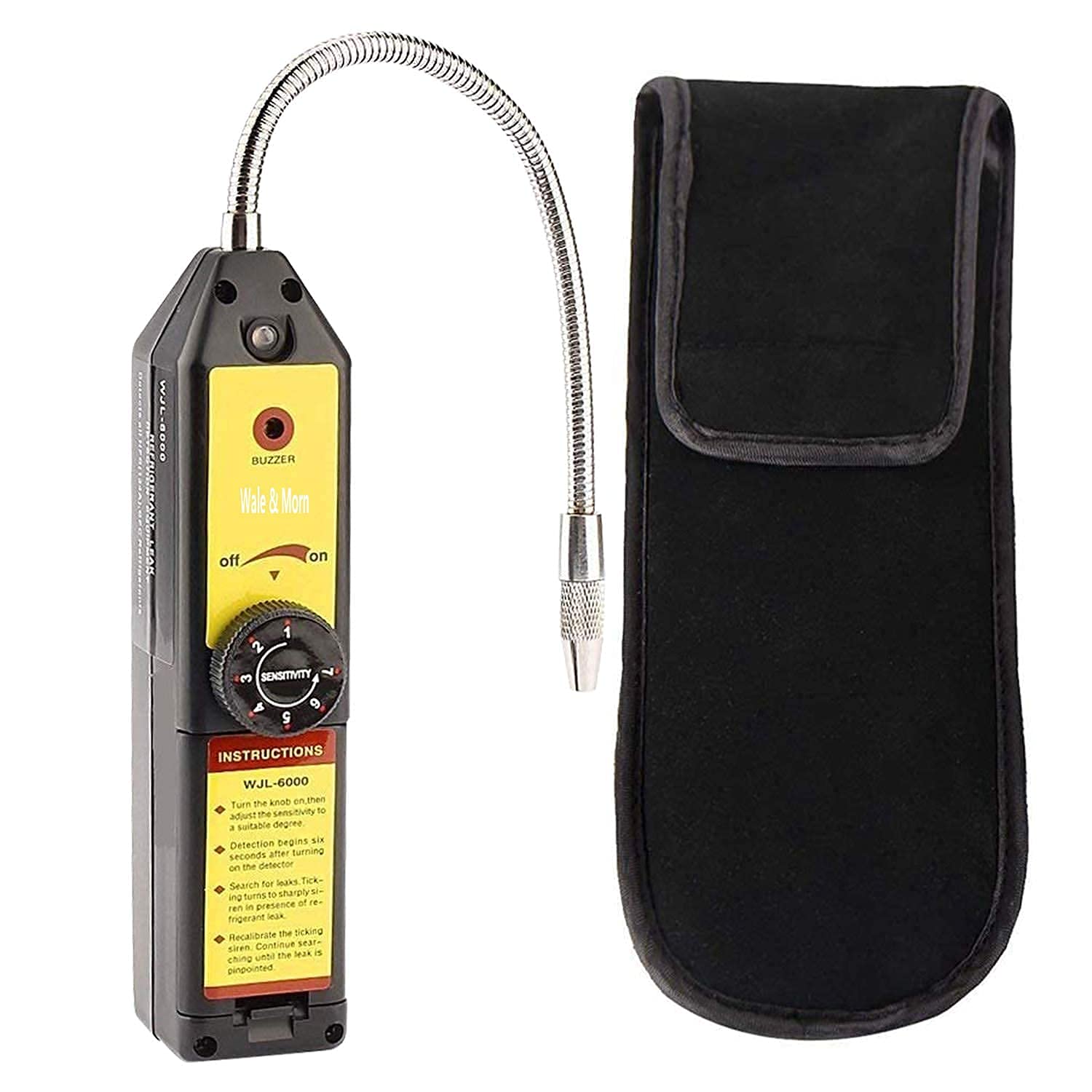Buy Wale&Morn WJL6000 Freon Leak Detector for Halogen Leakage, Air