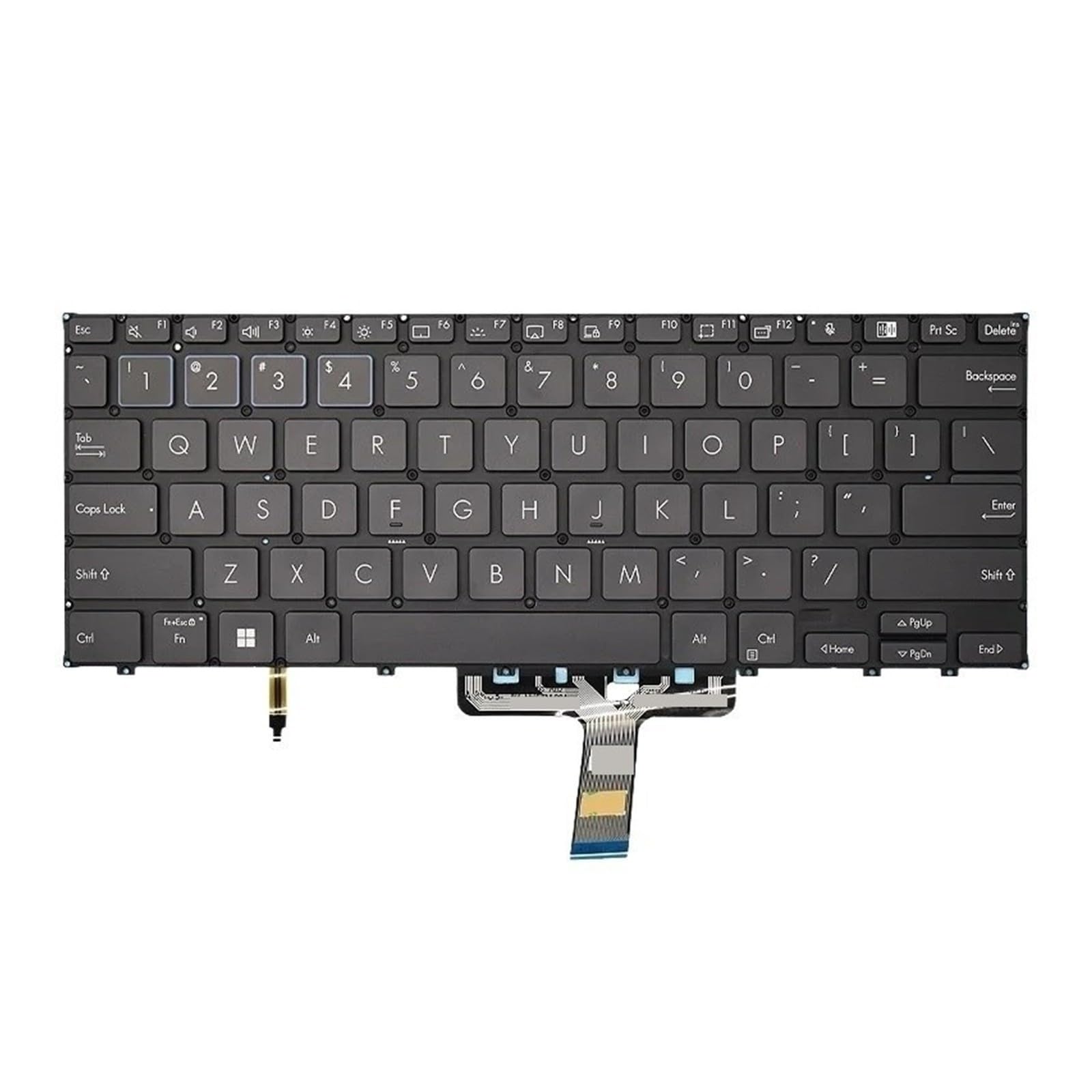 Tastiera portatile americana/spagnola, compatibile con Asus