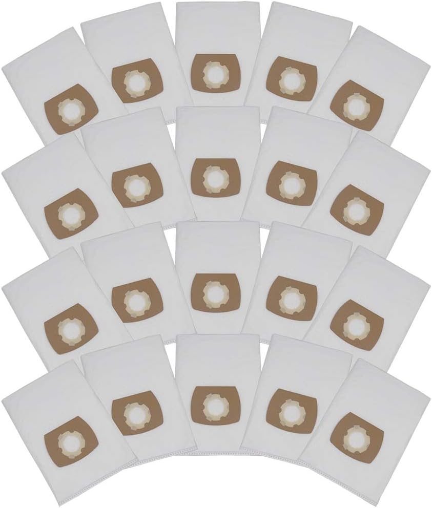 20 Premium Vacuum Cleaner Bags for Kärcher NT 360 Eco X-Pert.