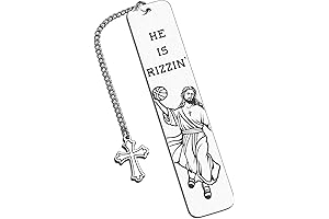 Baptism Gifts for Teens Boys, First Communion Gift for Son Funny Jesus Christ Bookmark